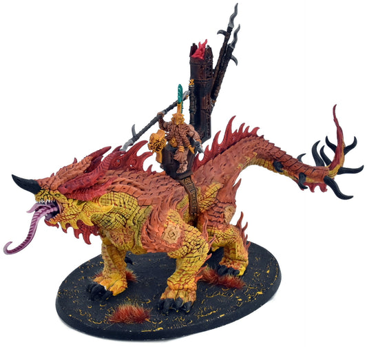 FYRESLAYERS Auric Runeson On Magmadroth #1 PRO PAINTED Warhammer Sigmar