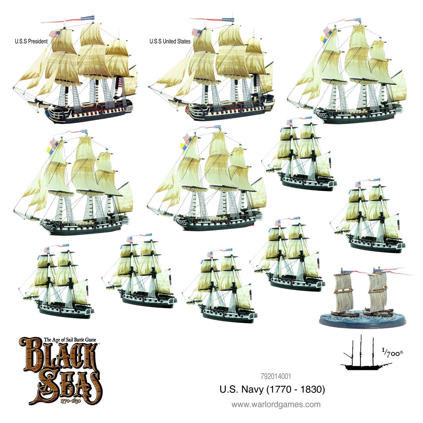Black Seas U.S. Navy (1770 - 1830)