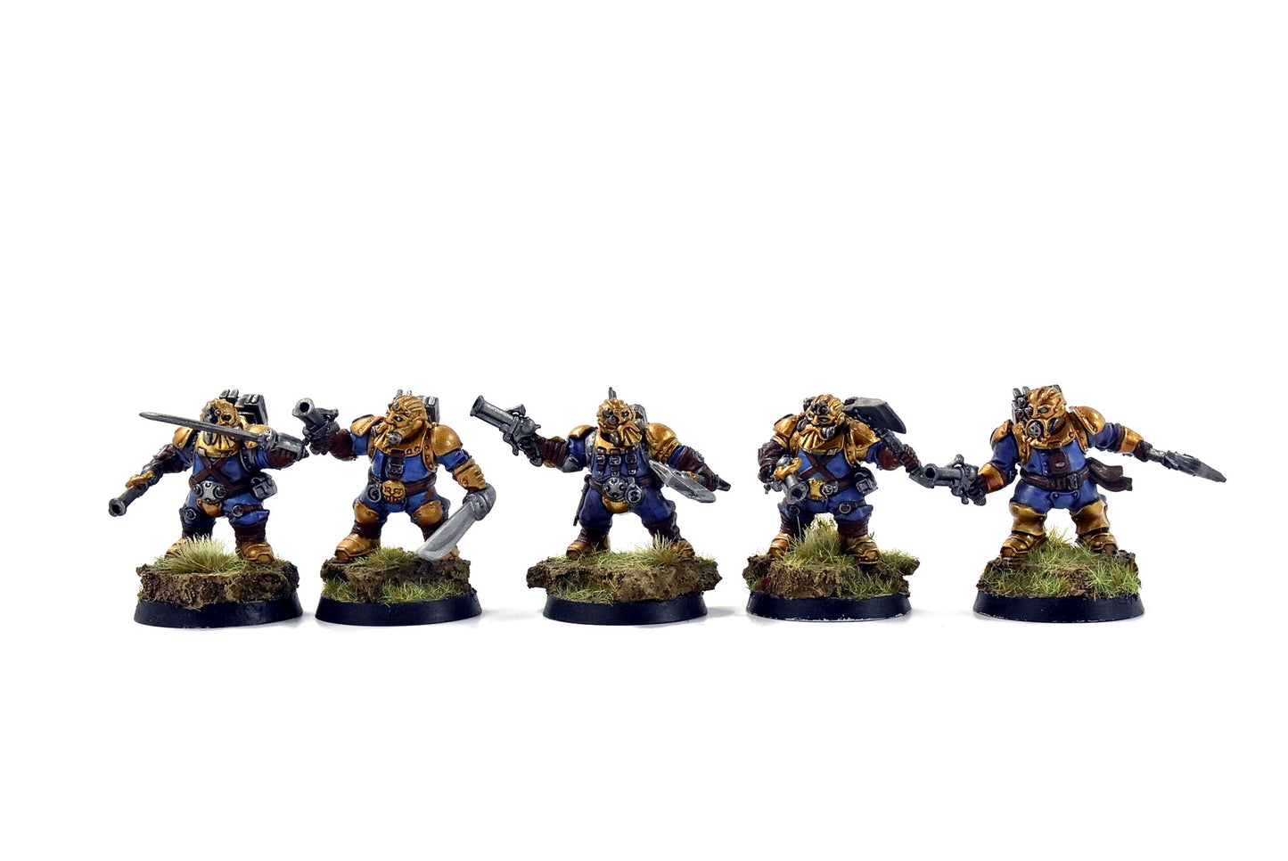 KHARADRON OVERLORDS 10 Arkanaut Company #2 WELL PAINTED Sigmar