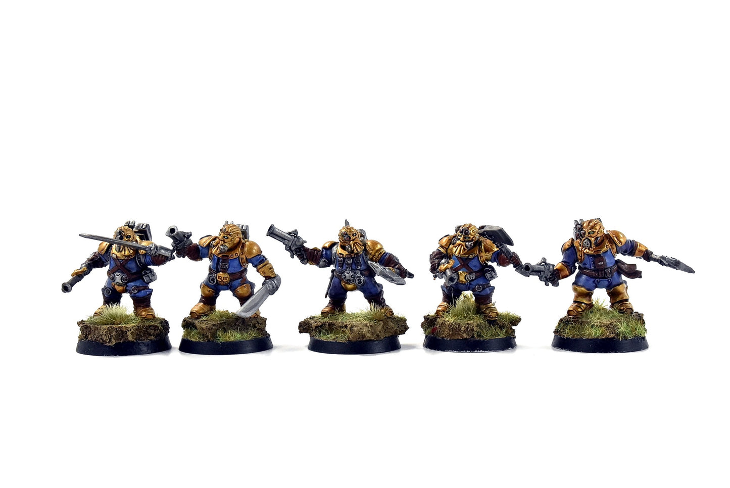 KHARADRON OVERLORDS 10 Arkanaut Company #2 WELL PAINTED Sigmar