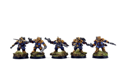 KHARADRON OVERLORDS 10 Arkanaut Company #2 WELL PAINTED Sigmar