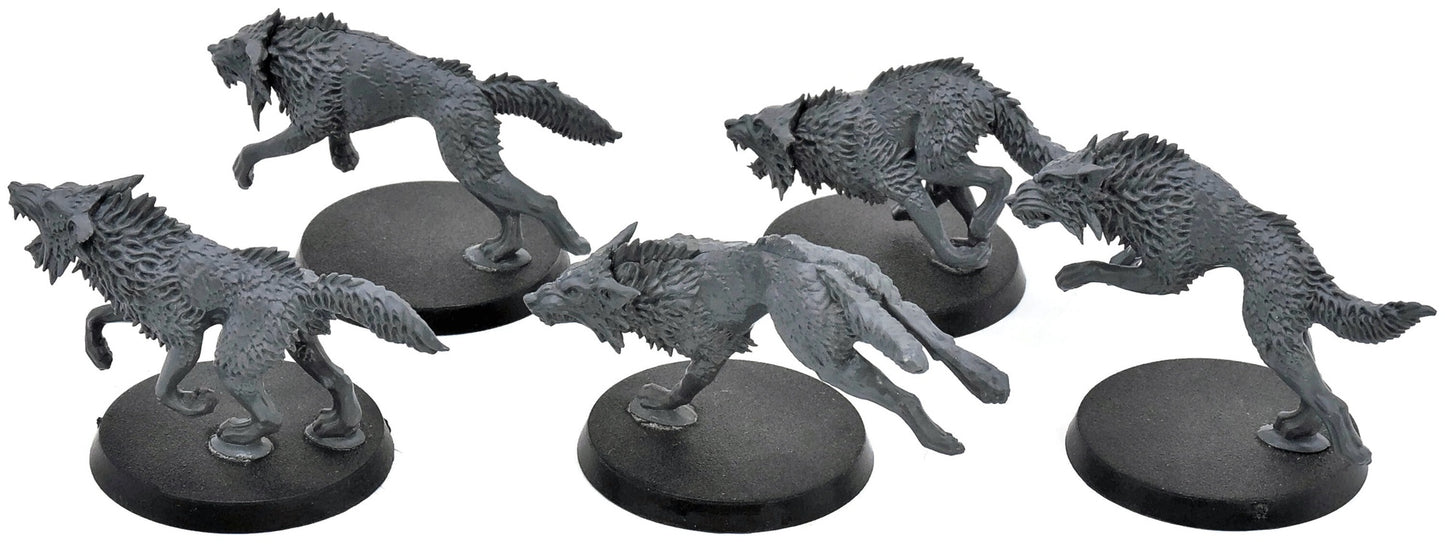 SPACE WOLVES 5 Fenrisian Wolves #9 Warhammer 40K