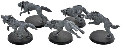 SPACE WOLVES 5 Fenrisian Wolves #9 Warhammer 40K
