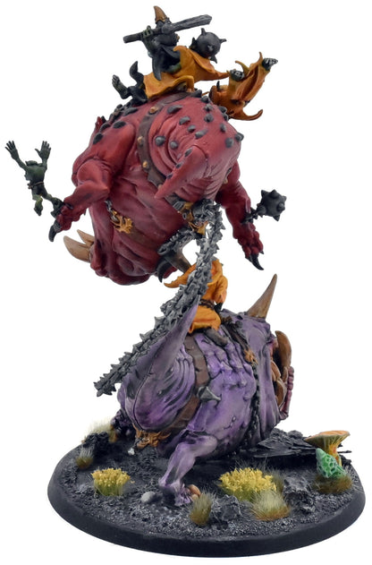 GLOOMSPITE GITZ Loonboss On Mangler Squigs #2 WELL PAINTED Warhammer Sigmar