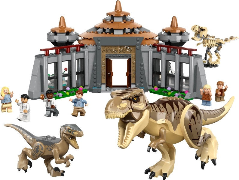 LEGO Visitor Center: T. rex & Raptor Attack (76961)