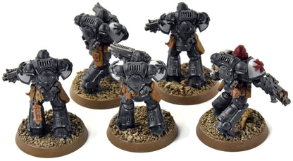 BLACK TEMPLARS 5 Intercessors #1 Warhammer 40K WELL PAINTED
