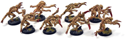 TYRANIDS 8 Genestealers #4 WELL PAINTED Warhammer 40K