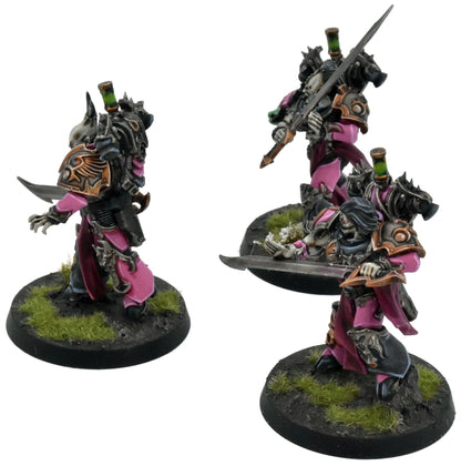 CHAOS SPACE MARINES 3 Emperors Children Flawless Blades COMMISSION PRO PAINTED