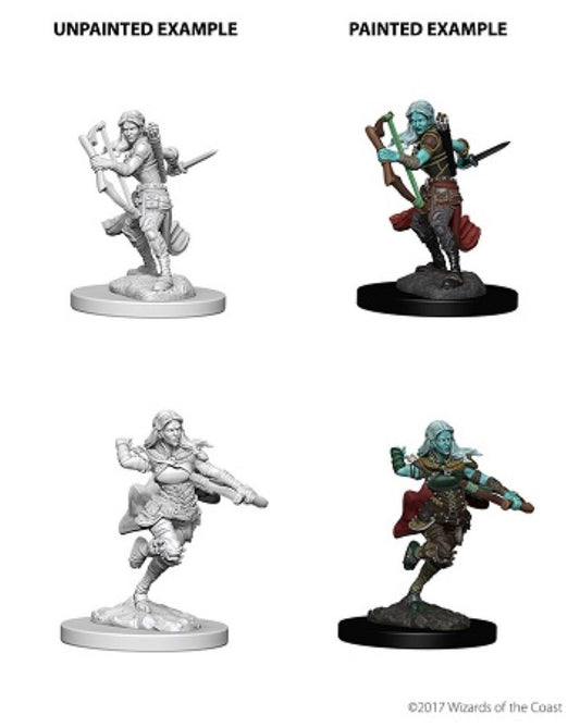 D&D Unpainted Minis Wv4 Air Genasi Female Rogue