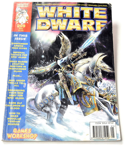WHITE DWARF Issue 209 Used Acceptable Condition