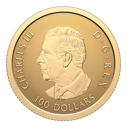 Gleaming Maple Leaves – ¼ oz. Pure Gold Coin