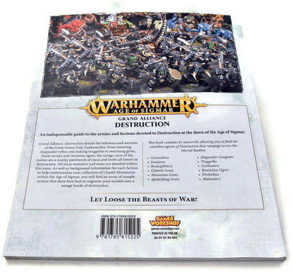GRAND ALLIANCE DESTRUCTION Outdated Batttletome #1 Sigmar