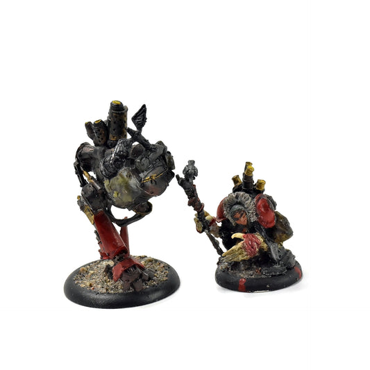 WARMACHINE Old Witch of Khador & Scrapsack #1 METAL Khador