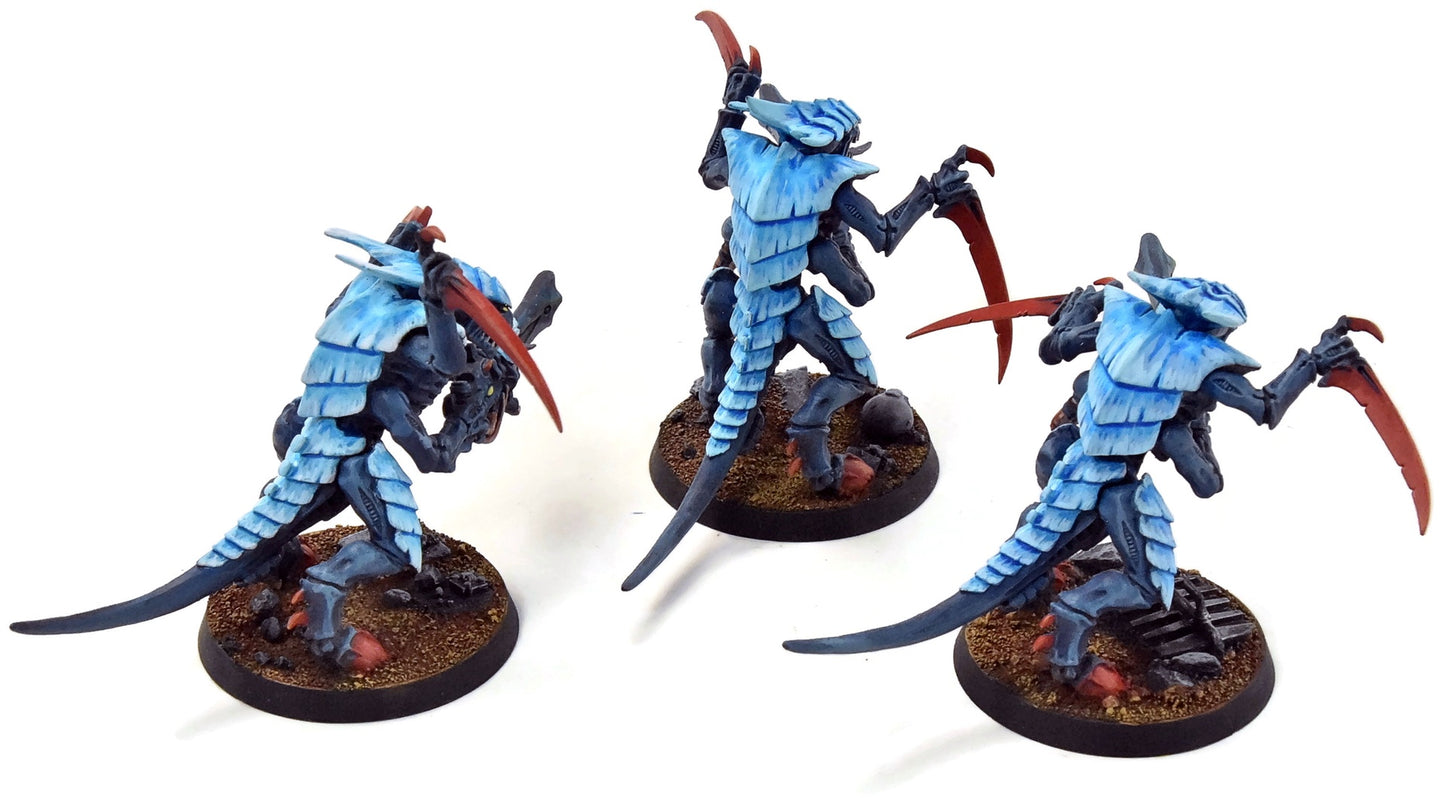 TYRANIDS 3 Tyranids Warriors #4 WELL PAINTED Warhammer 40K