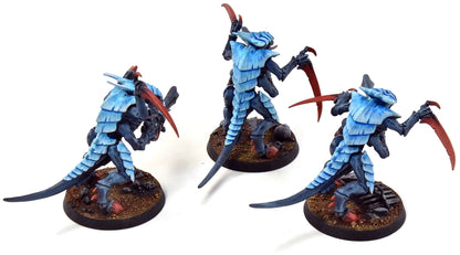 TYRANIDS 3 Tyranids Warriors #4 WELL PAINTED Warhammer 40K