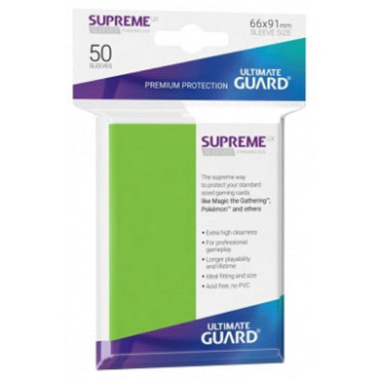 Ultimate Guard Sleeves Supreme Ux Light Green 50Ct
