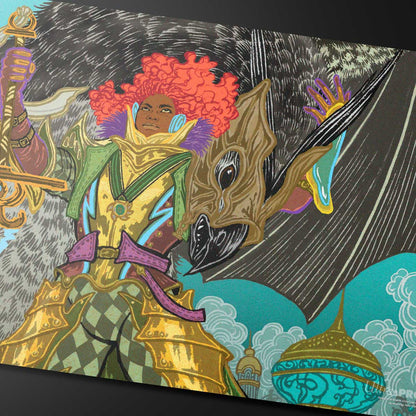 Tapis de jeu Ultra Pro MTG 2025 Multiplanar Race Set Borderless Racer 9