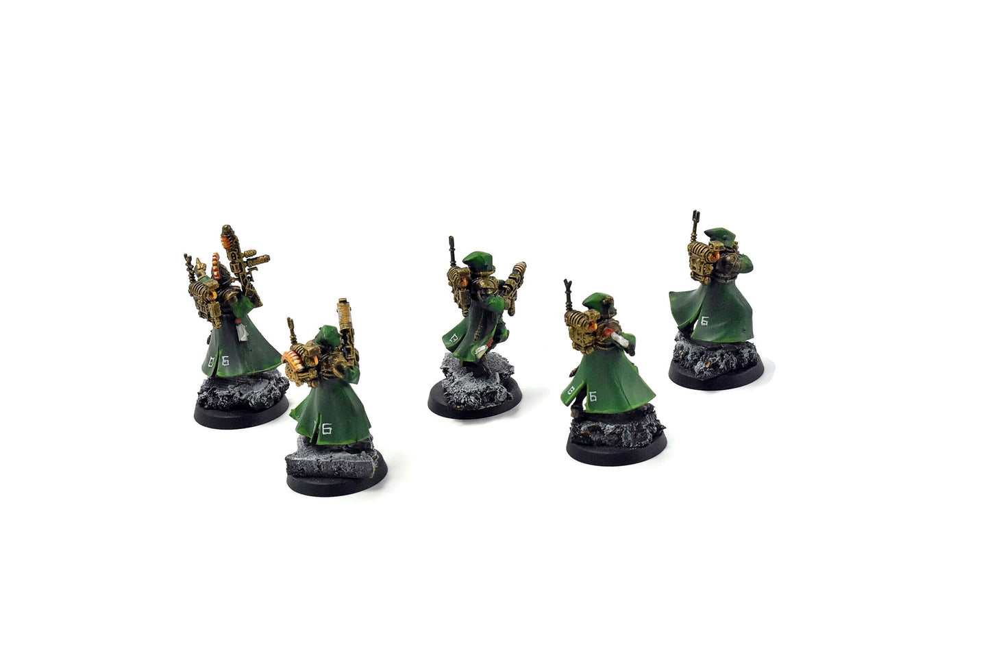 ADEPTUS MECHANICUS 5 Skitarii Vanguard #6 WELL PAINTED Warhammer 40k