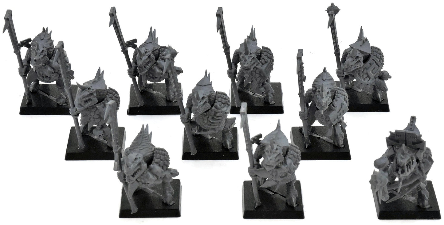 LIZARDMEN 10 Temple Guards #1 Warhammer Fantasy