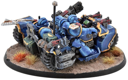 SPACE MARINES Attack Bike #1 WELL PAINTED Warhammer 40K