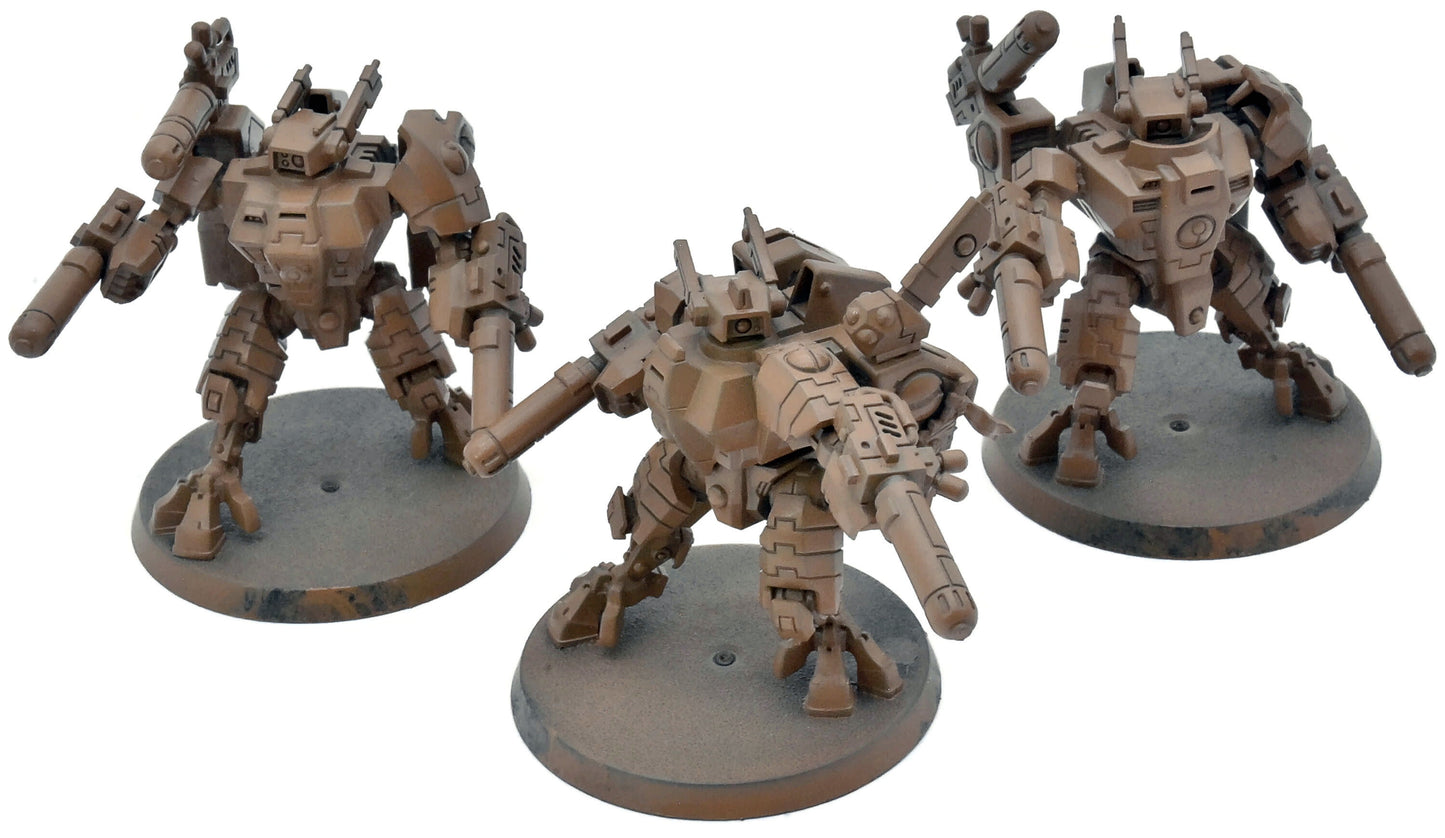 TAU EMPIRE 3 Xv8 Crisis Battlesuits #2 Warhammer 40K 5450