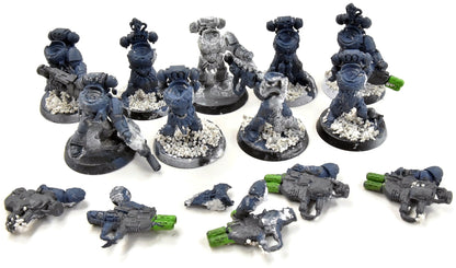 SPACE WOLVES 9 Space Wolf Torsos #1 Heavy Glued 40K BAD CONDITION