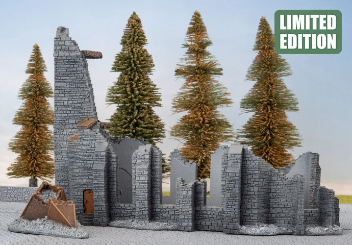 Battlefield In A Box - Ruins Church (new Scheme - Limited Edition)