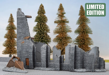 Battlefield In A Box - Ruins Church (new Scheme - Limited Edition)