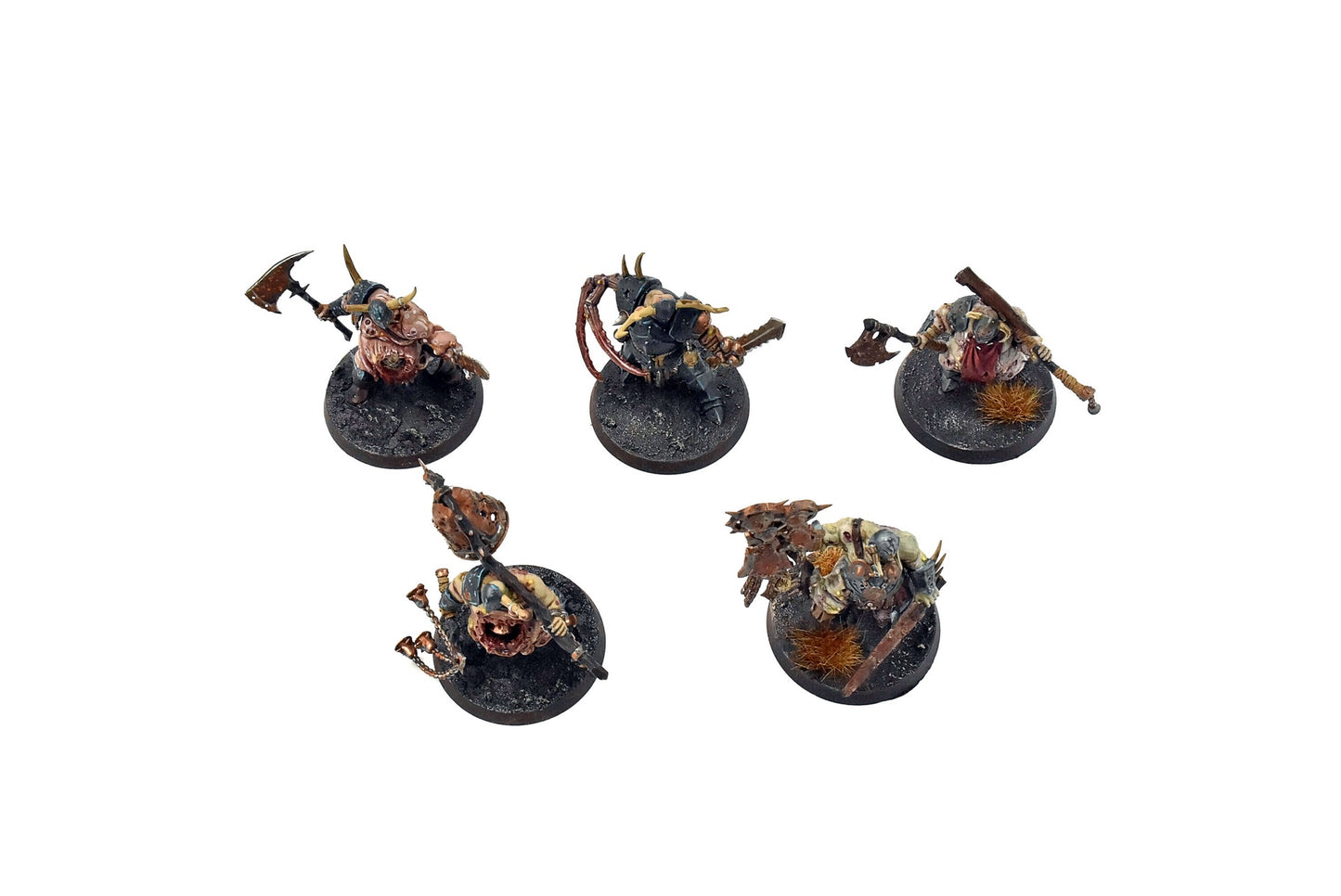 DAEMONS OF NURGLE 5 Putrid Blightking #3 WELL PAINTED Warhammer Sigmar