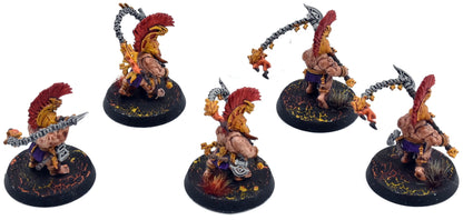 FYRESLAYERS 5 Hearthguard Berzerkers #3 WELL PAINTED Warhammer Sigmar 4278