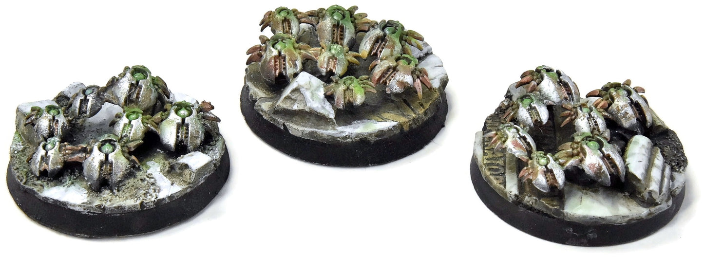 NECRONS 3 Scarab Swarms #2 WELL PAINTED Warhammer 40K