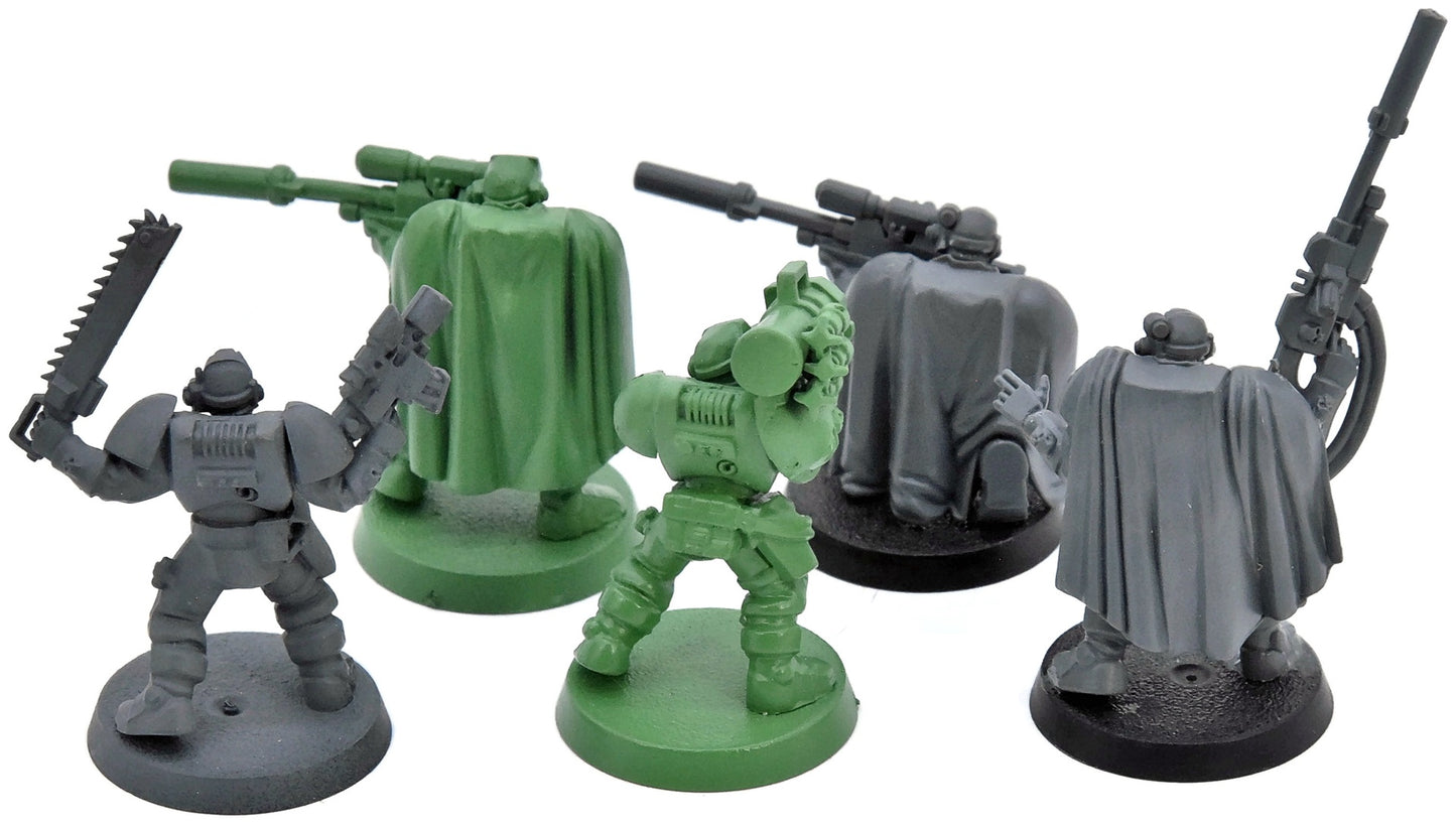 SPACE MARINES 5 Scouts with Sniper Rifles #2 Warhammer 40K