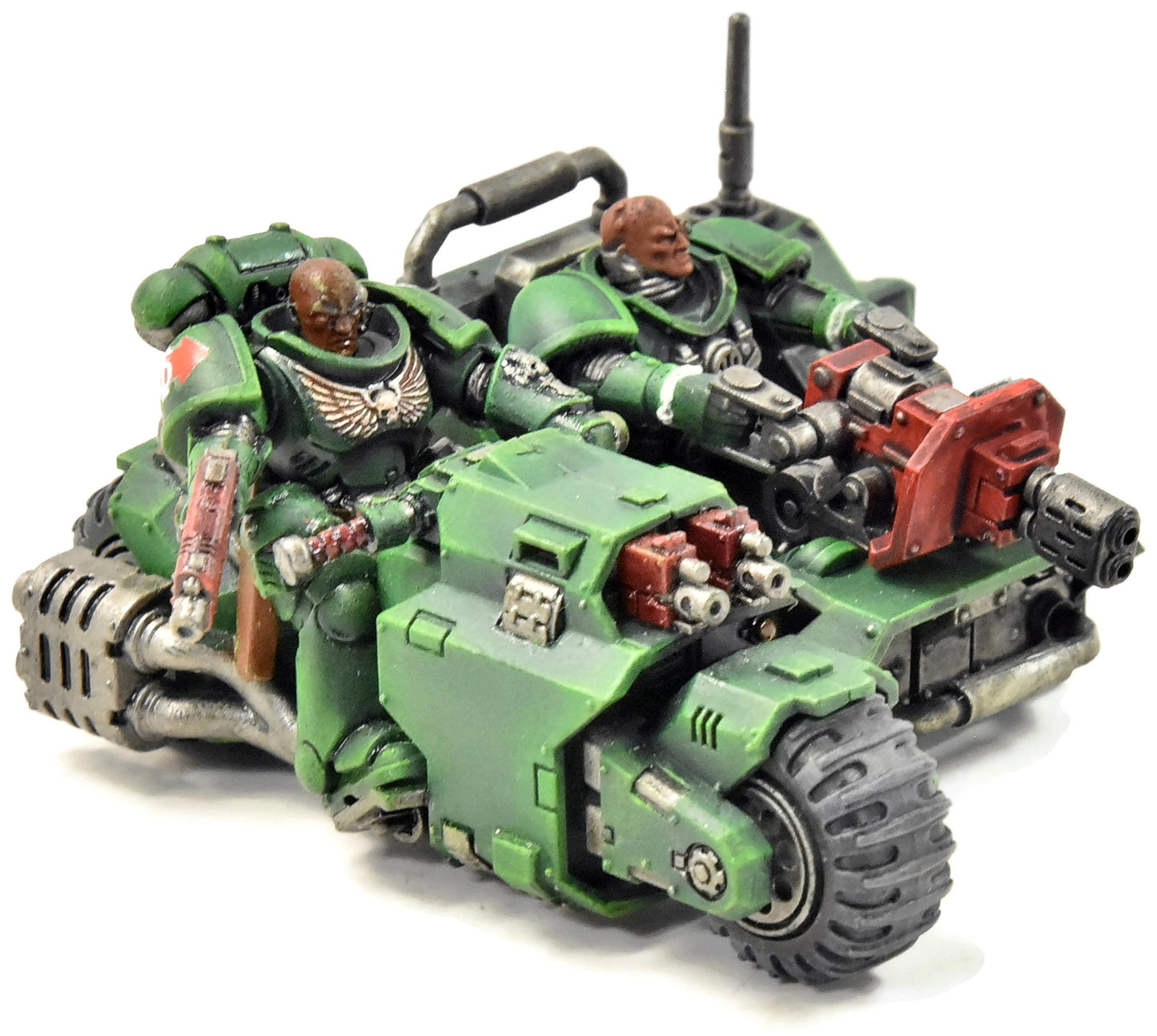 Moto d'attaque Dark Angels n° 5, peinture de qualité, Warhammer 40K