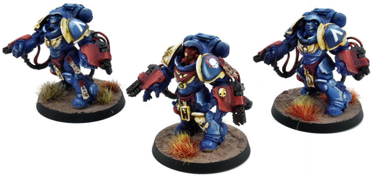 SPACE MARINES 3 Primaris Aggressors #1 WELL PAINTED Warhammer 40K
