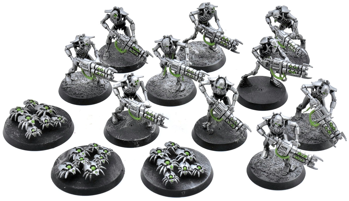 NECRONS 10 Necron Warriors With Scarab Swarms #2 Warhammer 40K