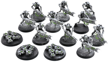 NECRONS 10 Necron Warriors With Scarab Swarms #2 Warhammer 40K
