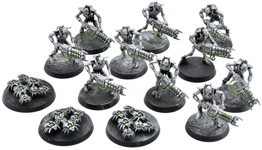 NECRONS 10 Necron Warriors With Scarab Swarms #2 Warhammer 40K