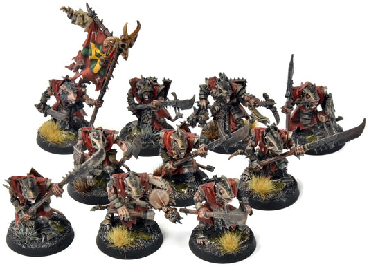 SKAVEN 10 Stormvermin #1 WELL PAINTED Warhammer Sigmar