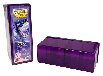 Dragon Shield Storage Box With 4 Compartments Purple