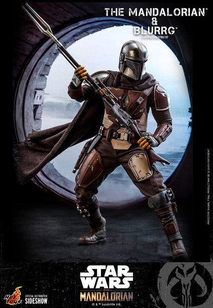 Mandalorian™ & Blurrg™ Sixth Scale Figure Set by Hot Toys Television Masterpiece Series - Star Wars: The Mandalorian™