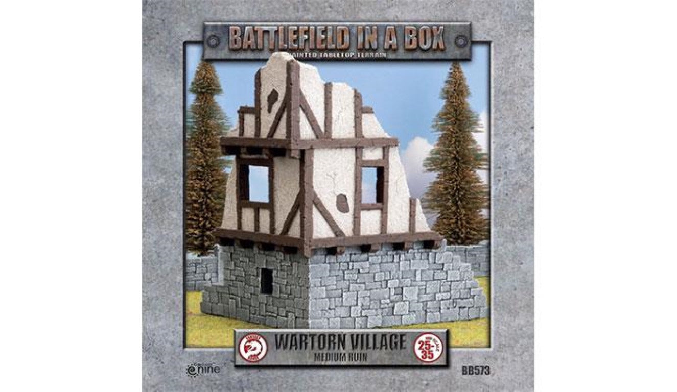 Battlefield in a box - Wartorn Village Medium Ruin