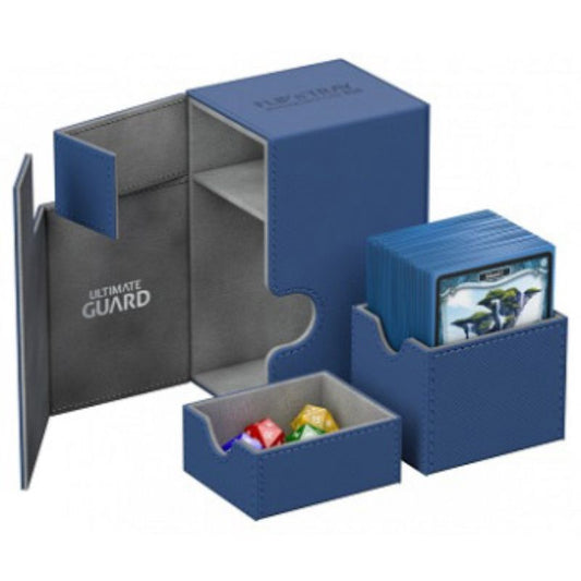 Ultimate Guard Flip N Tray Deck Case Xenoskin Blue 80+