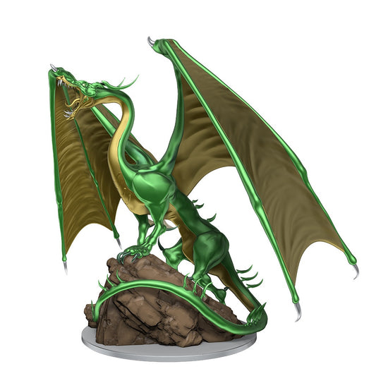D&D Unpainted Minis Wv17 Young Emerald Dragon
