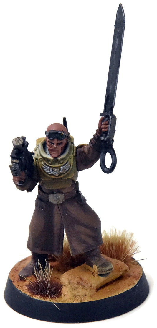 ASTRA MILITARUM Cadian Commander #1 Well Painted Converted #1