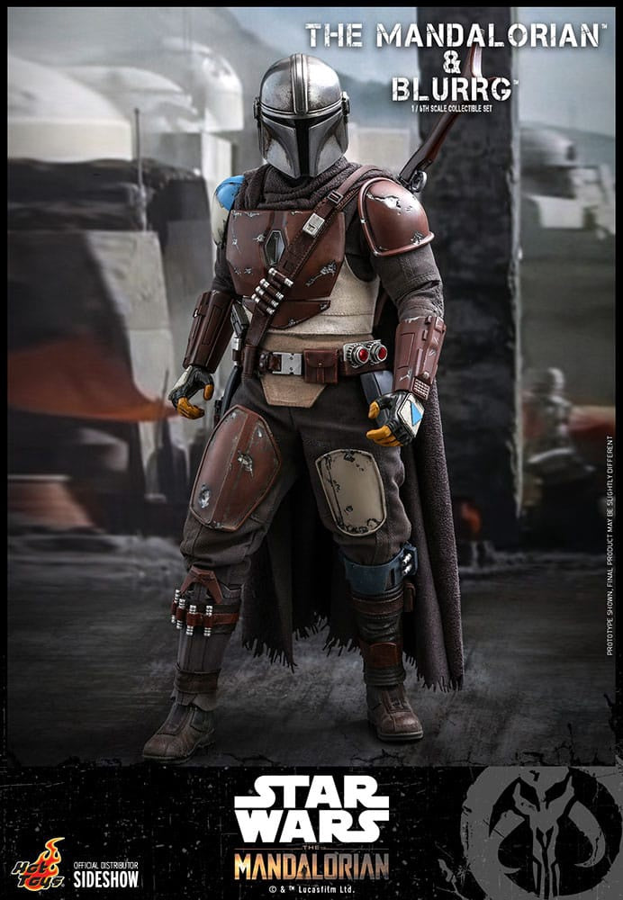 Mandalorian™ & Blurrg™ Sixth Scale Figure Set by Hot Toys Television Masterpiece Series - Star Wars: The Mandalorian™