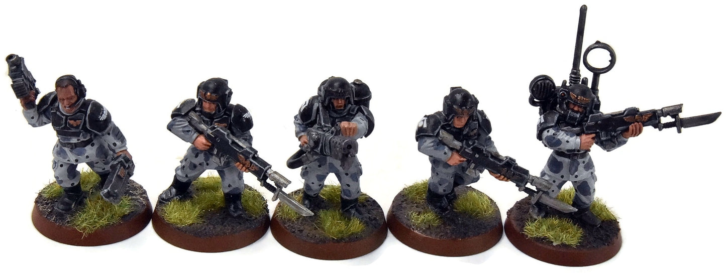 ASTRA MILITARIUM 10 Cadian Shock Troops #9 WELL-PAINTED Warhammer 40K