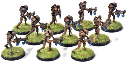 NECRONS 10 Warriors #3 WELL PAINTED Warhammer 40K 5137
