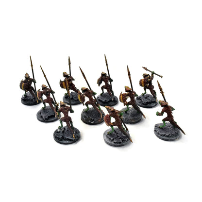 SERAPHON 10 Saurus Warriors #3 WELL PAINTED Sigmar
