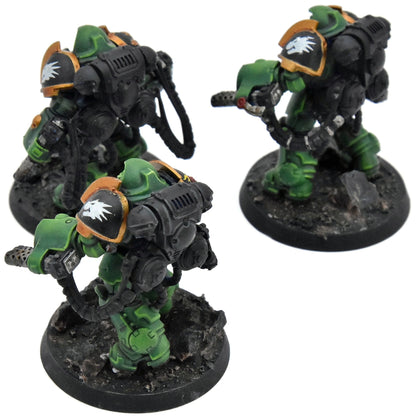SALAMANDERS 3 Aggressors #1 Warhammer 40K WELL PAINTED