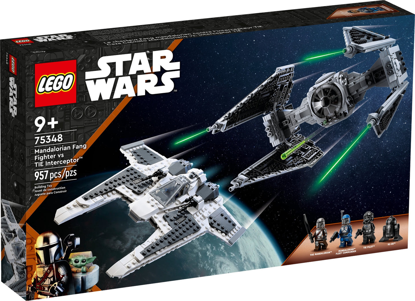 LEGO Mandalorian Fang Fighter vs. TIE Interceptor™ (75348)